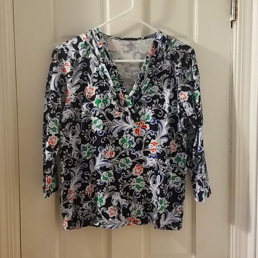 Talbots 3/4 length top